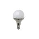 Bombilla Led Esferica E14. 4 W. - 25 W. 300 lúmenes. Luz calida. (3000°K).