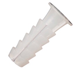Taco Wolfpack Plástico Blanco    6 mm. (25 unidades)