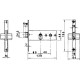 Cerradura Lince 5577         Ln/60 mm.