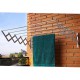 Tendedero Extensible Pared Aluminio 1,40 Metros