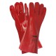 Guantes Pvc Rojo 35 cm. (Par)