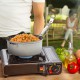 Fiambrera Metalica De Acero Inoxidable Con 2 Platos Ø 18 cm. Lunch Box, Fiambrera Metalica, Porta Alimentos Metalico,