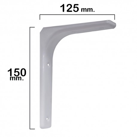 Palomilla Reforzada Blanca   150x125 mm. Uso Doméstico