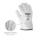 Guantes Piel FLOR  10" Con Colgador (Par)