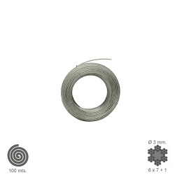 Cable Galvanizado   3  mm. (Rollo 100 Metros) No Elevacion