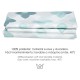 Cortina Ducha Geometrica Azul 180x200 cm. Impermeable