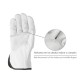 Guantes Piel FLOR  10" Con Colgador (Par)