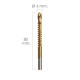 Fresa Rotativa Para Metales HSS  Ø 6 x 80 mm. Para Taladro / Fresadora