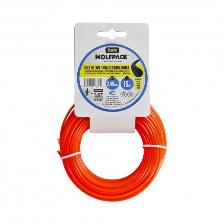 Hilo Nylon Redondo 2,4mm (Rollo 15mt.)