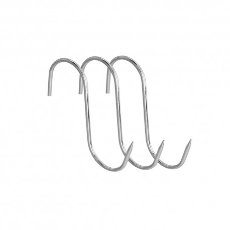 Blister 3 Ganchos Carnicero Inoxidables Nº 12