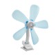 Ventilador Con Clip Ø 43 cm. Ideal para Hogar, Oficina, Camping, Ventilador Mesa Portatil