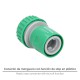 Conector Manguera Plastico 3/4 Con Stop  Blister