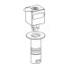 Candado Empotrar Llave Plana C-2 Macho