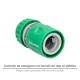 Conector Manguera Plastico 1/2 Con Stop  Blister