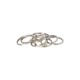 Anilla Llavero Niquelada 1,4x16x12 mm. (Bolsa 1000 unidades)