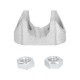 Sujetacables Galvanizado 12 mm. 1/2" Uso Domestico