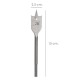 Broca Plana Madera 3 Puntas Wolfpack   25,00 mm.