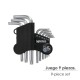 Juego Llaves Torx "L" 9 Piezas Inviolable