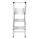 Escalera Plana Aluminio 3 Peldaños