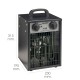 Calefactor Industrial 1000 / 2000 Watt.