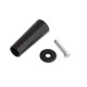 Tope Persiana Con Tornillo 60 mm. Negro