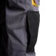 Pantalones Largos DeTrabajo, Multibolsillos, Resistentes, Rodilla Reforzada, Gris/Amarillo Talla 42/44 M